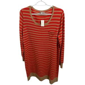 Gap Dress, New with Tags, Orange and Tan Stripe
